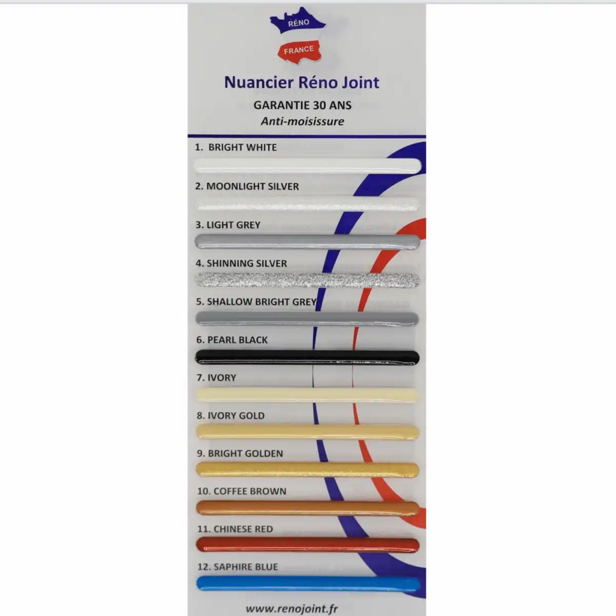 Nuancier RenoJoint