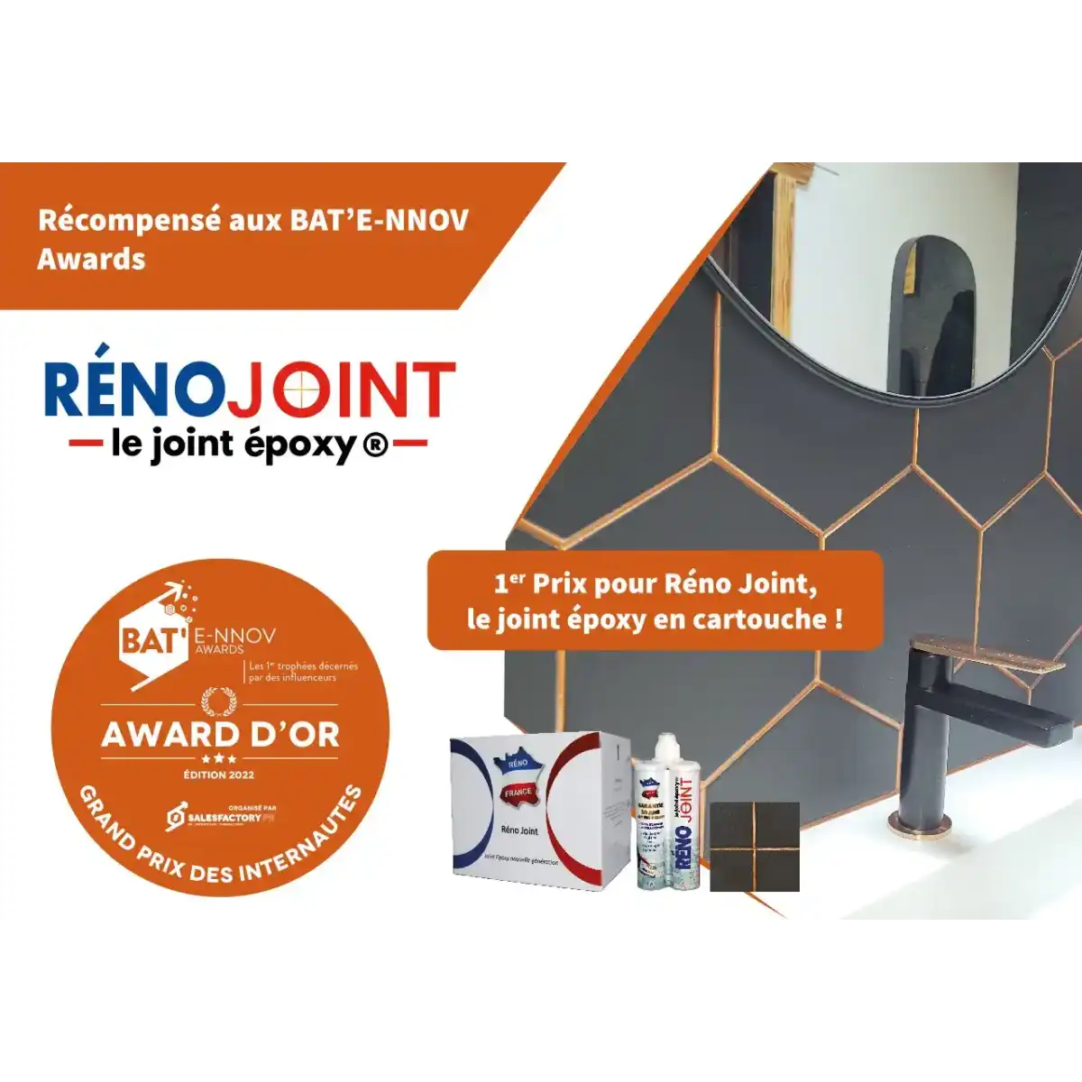 Kit pour la réalisation de joints époxy facile à faire